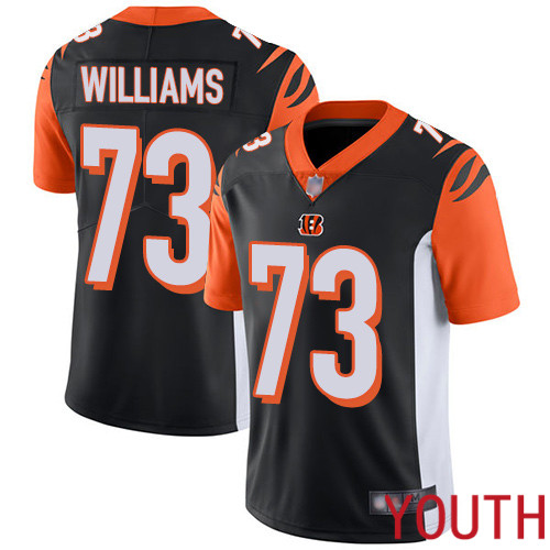 Cincinnati Bengals Limited Black Youth Jonah Williams Home Jersey NFL Footballl #73 Vapor Untouchable